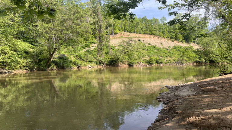 The Etowah River in the Mill District of Canton, GA