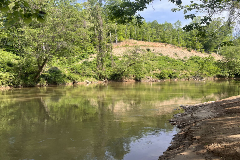 The Etowah River in the Mill District of Canton, GA