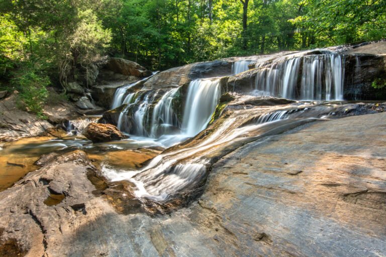 A scenic waterfall near the mouth of Toonigh Creek, where it drains into Lake Allatoona. Photo by Mark Oleg.