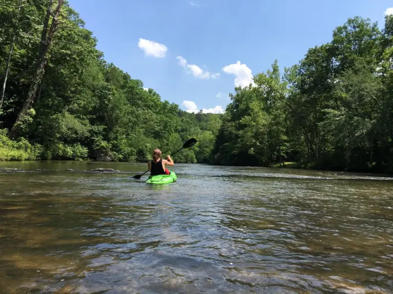 Etowah River in Dahlonega, GA. Photo from u/klaseter23 on Reddit.