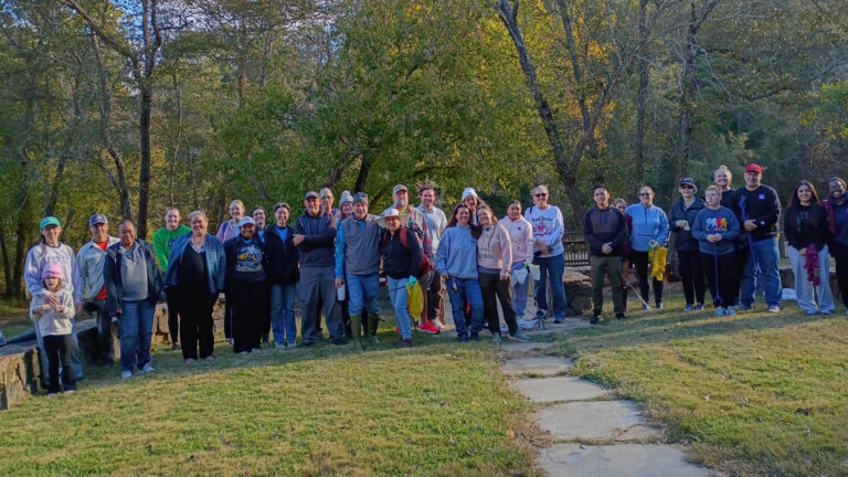 A group of volunteers for the Little River clean up October 17 2026.